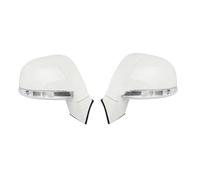 Car Rearview Mirror Assembly 2PCS Car Mirror For Chevy For Captiva 2008-2017 Exterior Rearview Side Mirror Assy With Auto Folding 6PINS/8PINS Complete Mirror(White- 8PINS)