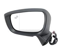 Car Rearview Mirror Assembly 9 Pins For Mazda Cx-5 GH KE 2015 2016 2017 Door Side Wing Mirrors Power Folding Blind Spot Outside Side Wing Mirror Assembly(Left)