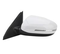 Car Rearview Mirror Assembly Car Accessories 5/6/8 Wires Door Side Mirror Assembly For Kia For Optima 2011 2012 2013 2014 2015 Wing With Turn Signals Lamp Wing Mirrors(WHITE,8 Wire Left)