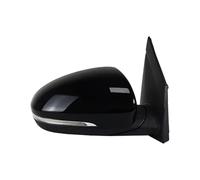 Car Rearview Mirror Assembly Car Rear View Side Door Mirror Assembly For Tucson 2015-2019 Electrical Power Folding Heated Glass Turn Signal Lights(Black,8 wire R)