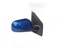 Car Rearview Mirror Assembly Car Rearview Mirror Assembly Exterior Door Side Wing Mirror With Turn Signal Lights For VW For Polo 2006-2010 Rearview Mirror Assy(Magic light blue 1R)