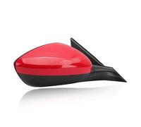 Car Rearview Mirror Assembly For Accord 10th Generation 2018-2022 Side Door Mirror Rearview Lens Reflective Glass Manual Foldable Cover(R Red)