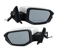 Car Rearview Mirror Assembly For Civic 2016-2021 Pearl White Manual Folding Turn Signal Light Side Accessories
