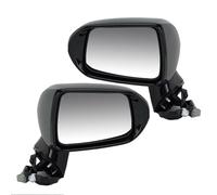 Car Rearview Mirror Assembly For Fit MK2 2005-2008 For City 2007 5 Wires Rearview Mirror Assembly With Bright Black Door Mirror Car Accessories Complete Wing Mirrors