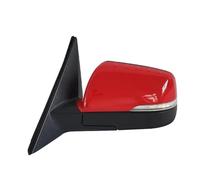 Car Rearview Mirror Assembly For Kia For Soul 2010 2011 2012 2013 Complete Wing Auto Side View 3 5 7 Wire Power Folding Left Right Exterior Side Door Rear View Mirror(Red,5 Wire Left)