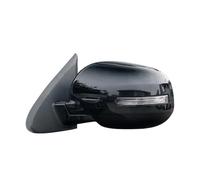 Car Rearview Mirror Assembly For Mitsubishi For Outlander 2013-2020 Auto Side Mirror Reflector Led Turn Signal Lights Car Rearview Assembly Accessories Auto Side Mirror(Black,Only Left)