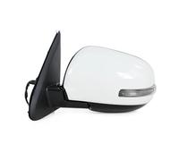 Car Rearview Mirror Assembly For Mitsubishi For Outlander Car Rearview Assembly 15 Pins 2014-2019 Heated Turn Signal Power Camera(White L)