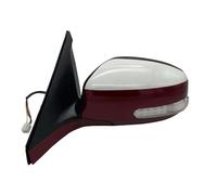 Car Rearview Mirror Assembly For Suzuki For Swift 2005-2016 Manual Folding Mirror Adjustment Outside Rearview Mirror(White Black Left)