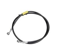 Car Rearview Mirror Cap 200mm-2400mm Brake Hose Hydraulic DOT Line Cable 10mm Banjo Pipe Line Braided Oil Hose Mirror Housing(2100mm)