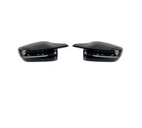 Car Rearview Mirror Cap Bright Black Side Wing Rearview Mirror Cover Caps For 3 4 5 7 Series G20 G21 G28 G22 G11 G12 G30 G38 LHD RHD Mirror Housing(Left hand drive)