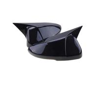 Car Rearview Mirror Cap For Accord 10th 2018-2022 11th 2023+ Rearview Mirror Cover With Light Trough(Carbon Pattern)