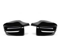 Car Rearview Mirror Cap For BMW 3 4 5 7 Series G30 G38 Bright Black Side Wing Rearview Mirror Cover Caps G20 G21 G28 G22 G11 G12 M4 Style LHD RHD(LHD A)