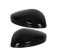 Car Rearview Mirror Cap For Civic 11th 2022-2024 Without Turn Signal Light Style Left/Right Side Rear Mirror Cover(1Pair Glossy Black)