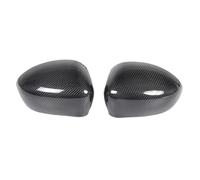 Car Rearview Mirror Cap For Fiat 500 2016-2024+ Real Carbon Fiber Material Side Mirror Caps Cover(Real carbon fiber)