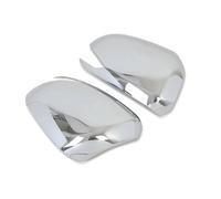 Car Rearview Mirror Cap For Hyundai For Santa Fe 2019-2023 Car Rearview Side Mirror Cover Wing Cap Exterior Sticker Door Rear View Case Trim(Silver)