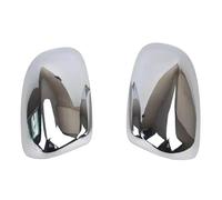 Car Rearview Mirror Cap For Jeep For Cherokee 2014-2018 For Compass 2017-2019 Car Sticker Rearview Side Mirror Cover Wing Cap Exterior Door Rear View Case Trim Wing Mirror Side(Silver)