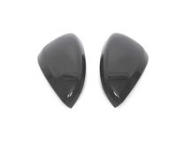 Car Rearview Mirror Cap For Peugeot 208 2008 2012-2018 For Citroen C3 2016-2020 Car Sticker Rearview Side Mirror Cover Wing Cap Exterior Case Trim Housing Wing Mirror Side(Black)