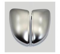 Car Rearview Mirror Cap For VW For Polo 6R MK5 For 6C 2009-2017 Side Wing Mirror Covers Caps Silver Matt Chrome Brushed Aluminum Door Wing Mirror Cover