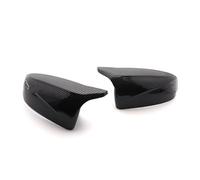 Car Rearview Mirror Cap, For X5 E70 X6 E71 2008-2013 Rearview Side Wing Bright Carbon Fiber Pattern Mirror Cover