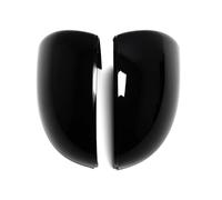 Car Rearview Mirror Cap Gloss Black Auto Side Rearview Mirror Cover Caps Wing Mirror Housing For VW For Touareg 2011-2018 7P6857537 7P6857538 Wing Mirror Side