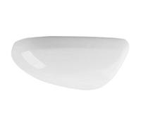 Car Rearview Mirror Cap Side Rearview Mirror Covers Cap Left/Right Side Replacement For Mazda 3 2009-2013 No-Signal Wing Mirror Side(White R)