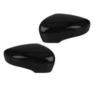 Car RearView Mirror Car Side Door Rearview Mirror Cover Cap Replacement for Clio 4 Mk4 For Zoe/For Captur 2012-2019 Wing Case Black/White(2xWhite LH RH)(2x Black LH RH)