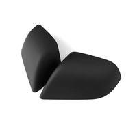 Car Rearview Mirror Cover 2PCS Side Mirror Covers For Tesla For Model 3+ 2024 ABS Carbon Fiber Rearviews Mirror Cap Passenger and Drive Side Rearview Side Mirror Covers(Matte Black)