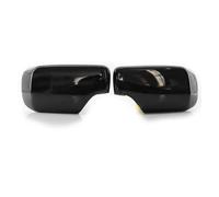 Car Rearview Mirror Cover ABS Carbon Fiber Color Gloss Black Rearview Mirror Covers Side Mirror Caps For BMW E46 E39 Sedan/Touring 1998 1999 2000-2005 Rearview Side Mirror Covers(Beige)