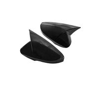 Car Rearview Mirror Cover Cap Horn Side Wing Mirror Cover For Accent For Solaris I30 2012-2016 With Turn Signal Rearview Trim Car Accessories(Carbon Look)