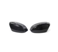 Car Rearview Mirror Cover Carbon Fiber Bright black Side Rearview Mirror Cover For Focus For MK2 For MK3 2008 2009 2010 2011 2012 2013 2014 2015 2016 2017 Rearview Side Mirror Covers(Black)