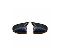 Car Rearview Mirror Cover Compatible With Mercedes Benz W177 A200 A220 A250 A35 A45 AMG 2019-2023 Ox Horn Mirror Cover Cap(Carbon Fiber Look)