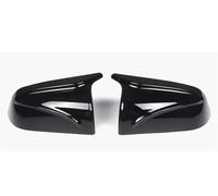 Car Rearview Mirror Cover Decor Cap Side Wing Replacement Styling Fit For Tesla For Model 3 2017-2023(1 pair black)