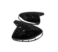 Car Rearview Mirror Cover For Benz For W205 For X253 For W222 For W213 For W238 Side Rearview Mirror Cover Tailgate Gas Struts(Bright black)