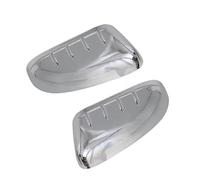 Car Rearview Mirror Cover For Explorer 2011-2015 Car Sticker Rearview Side Mirror Cover Wing Cap Exterior Door Rear View Case Trim Chrome Black ABS Rearview Side Mirror Covers(Silver)