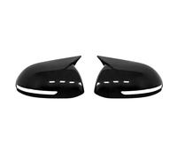 Car Rearview Mirror Cover For KIA K2 For Pegas For RIO 3 2011-2017 Side Door Exterior Housing Wing Protector Shell Caps left right door side wing caps(With lamp-black)