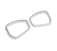 Car Rearview Mirror Cover For Land Rover For Discovery Sport 2015-2018 For Range Rover Evoque 2012-2018 Chrome Side Rearview Mirror Frame Cover Trim Wing Mirror Covers Cap