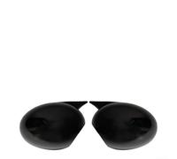 Car Rearview Mirror Cover for MINI Cooper Models R50 R60, Compatible with Manual Folding Mirrors, ABS Material (Gloss Black)