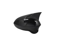Car rearview mirror cover For Seat For Leon MK2 1P Ibiza For MK4 6J Exeo 3R ABS Black Side Mirror Cover Rearview Caps Car Accessories(Black-Left)