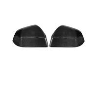 Car Rearview Mirror Cover For Tesla For Model Y For Juniper For Launch 2025 Rear View Mirror Shell Replacement Cover Carbon Pattern Door Wing Rear View Mirror Cover Cap(Glossy Carbon)