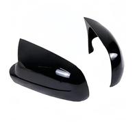 Car Rearview Mirror Cover For VW For Golf 4 1998-2004 Exterior Door Side Outside Reverse Housing Protector Wing Shell Caps front door mirror protective housing(Bright black)