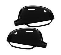 Car Rearview Mirror Cover For VW For Golf 5 Plus For Passat For EOS For Superb Gloss Black Door Wing Mirror Cover Caps L+R