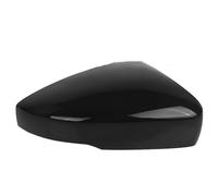 Car Rearview Mirror Cover For VW For Polo 6R 6C 2009-2018 Side Door Reverse Housing Protector Wing Shell Caps front door mirror protective housing(Black right)