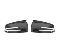 Car Rearview Mirror Cover Housing Case Car Reverse Mirror Shell Mirror For Mercedes Benz For A B C E S CLA GLA GLK Class W176 W246 W204 W212 W221 C177 X204 X156(Carbon fiber pattern)