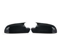 Car Rearview Mirror Cover Pair Side Wing Mirror Cover For Audi For A3 8P A4 A5 B8.5 Q3 A6 C6 4F S6 Add On Side Rear View Mirror Cap Cover Car Rearview Mirror Housing Door Mirror Cover Caps(Bright blac