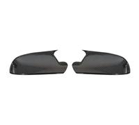 Car Rearview Mirror Cover Pair Side Wing Mirror Cover For Audi For A3 8P A4 A5 B8.5 Q3 A6 C6 4F S6 Add On Side Rear View Mirror Cap Cover Car Rearview Mirror Housing Door Mirror Cover Caps(Carbon fibe