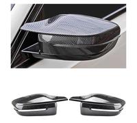 Car Rearview Mirror Cover RHD Carbon Fiber Exterior Side Rearview Mirror Cover Trim For BMW 3 4 5 7 8 Series G20 G21 G30 G38 G22 G23 G11 G12 G15 G16 LHD Rearview Side Mirror Covers(Carbon Fiber-LHD)