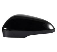Car Rearview Mirror Covers For Fusion 2013 2014 2015 2016 2017 2018 Auto Wing Mirror Cover Caps Door Rearview Cap Housing Fit(Black L)
