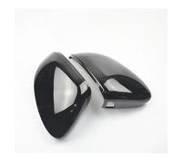 Car Rearview Mirror Covers For VW For Golf 8 MK8 R GTI RL&ine W/Lane Assist 2020 2001 2022 Side Wing Rear View Mirror Cover Case Cap(Gloss BlacK)