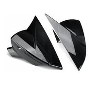 Car RearView Mirror Fits for Seat For Leon Mk3 5f 2013-2019 Ibiza Mk5 2017-2020 Car Rearview Side Mirror Cover Wing Cap Exterior Door Housing Shell Trim(Carbon Look)(Gloss Black)