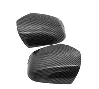 Car Rearview Mirror For Mitsubishi L200 for Triton 2006-2014 Mirror Cover Accessories Double Cab Black Carbon Fiber(3)